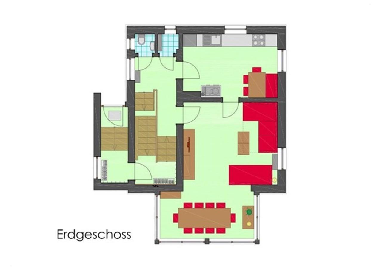 Villa Schnuck - Das Rote Ferienhaus Bad Gastein Exteriér fotografie